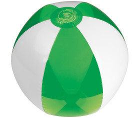 Strandball bicolour farbig/transparent