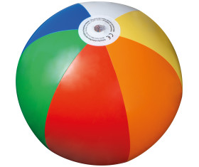 Strandball in multicolor